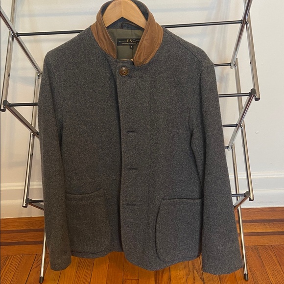 Freemans Sporting Club Charcoal Wool Jacket - Picture 7 of 15